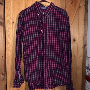 American Eagle plaid button up shirt NWOT